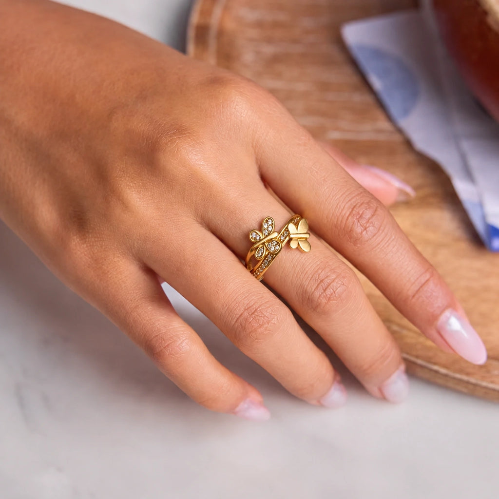 Butterfly Dream Imitation Ring