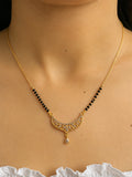 Crescent Moon Diamond Mangalsutra | Gold Plated | Daily Wear | Anti Tarnish