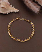Blue CZ Tennis Bracelet