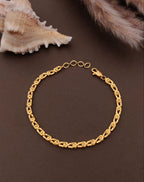Gold Chain Link Bracelet