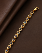 Blue CZ Tennis Bracelet
