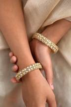 Kundan Polki Bangle (Set Of 2)
